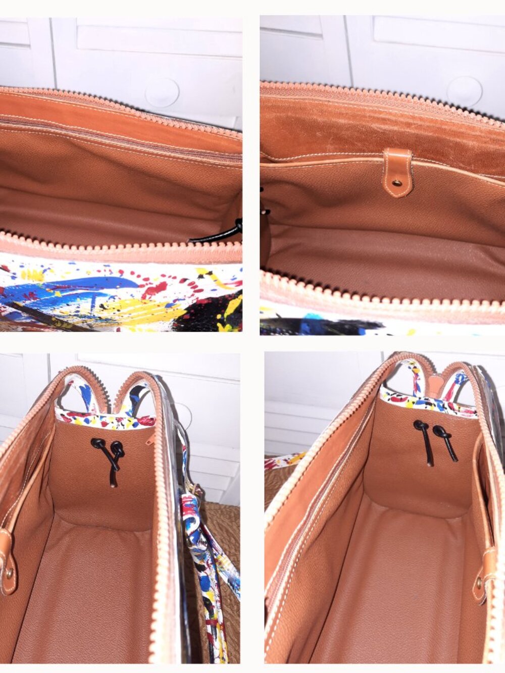 Vintage Dooney & Bourke Satchel Dooney & Bourke Dipinta Inspired Satchel - Picture 13 of 15